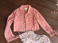 Asos Urban Bliss Jeansjacke rose 36 S nude crop Bayern - Königsbrunn Vorschau