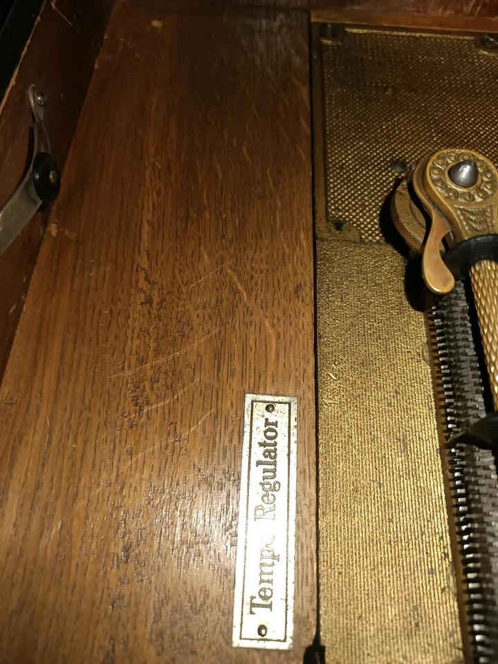 Polyphon Tempo Regulator+ 18 Lochplatten 1900 J.h für Bastler in Düsseldorf