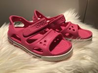 Mädchen Crocs Sommer Rosa(/Lila Gr c10 ca 26/27 Neuwertig Nordrhein-Westfalen - Velbert Vorschau