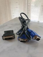 Pc Monitor Kabel VGA auf VGA + Adapter VGA auf DVI Nordrhein-Westfalen - Wickede (Ruhr) Vorschau