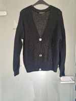 schwarze kurze Strickjacke mit großen silberne Knöpfe gr. 40 neu! Schleswig-Holstein - Flensburg Vorschau