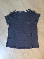 T-Shirt S.Oliver Gr. 40 dunkelblau mit Glitzerstreifen Niedersachsen - Schwanewede Vorschau