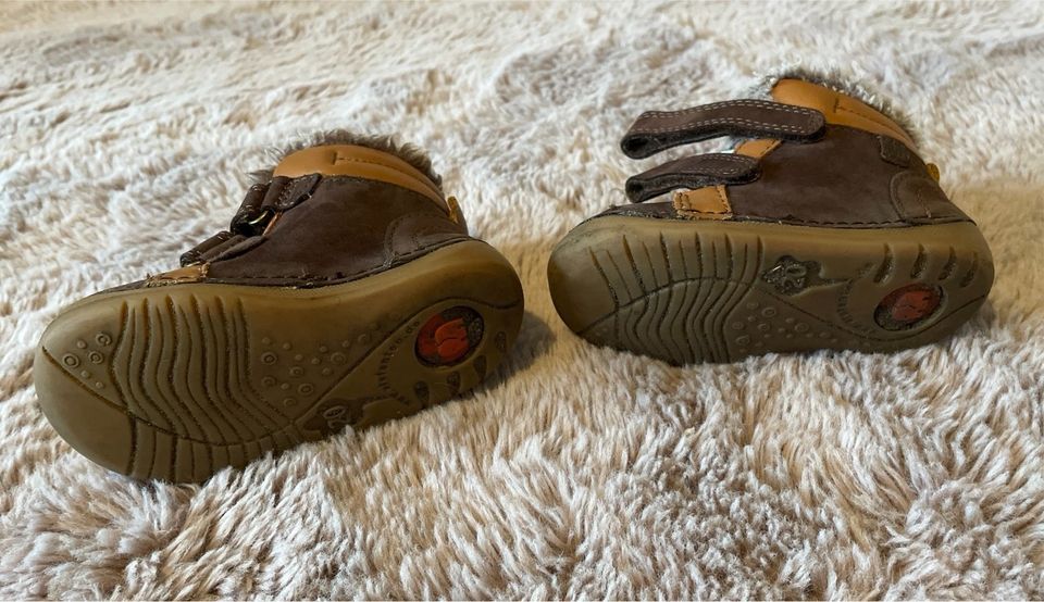 Elefanten Winter Schuh Stiefel Leder Kinder 20 braun in Hamburg