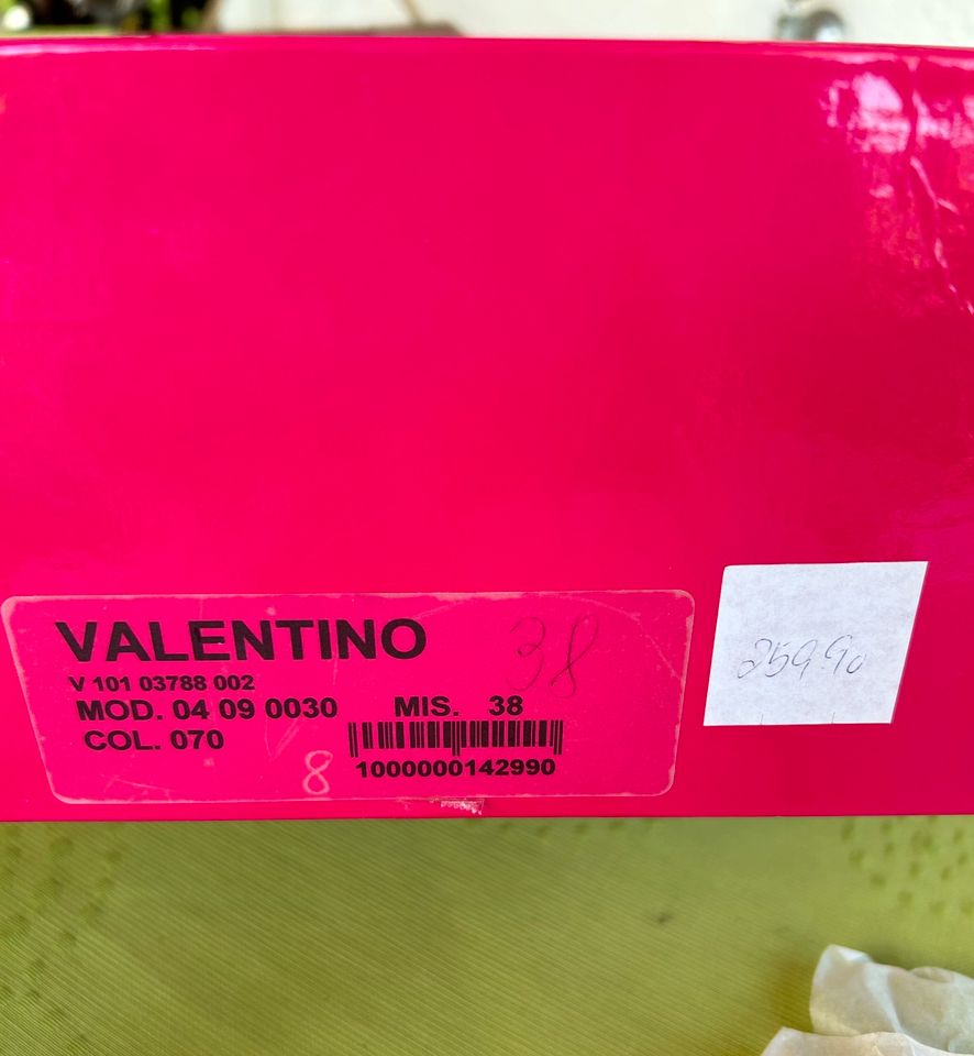 Valentino Schuhe Wedges Keilabsatz Gr.38 braun Strass NEU OVP in Eberdingen