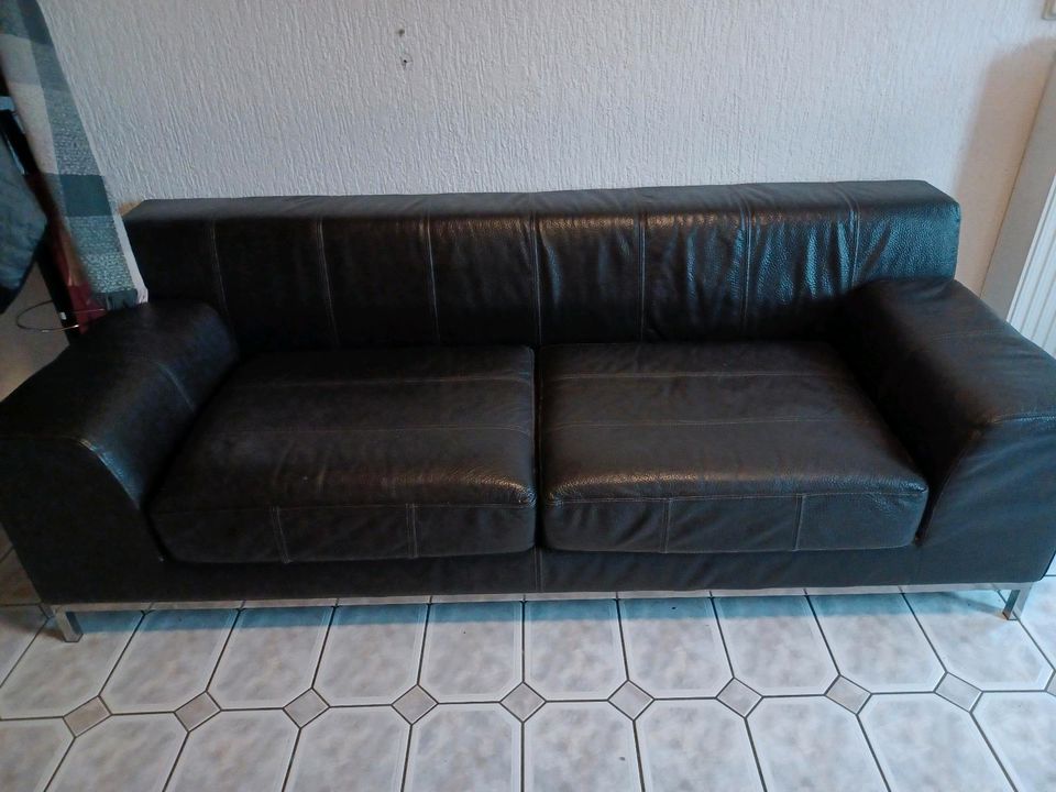 Sofa schwarz in Rehlingen-Siersburg