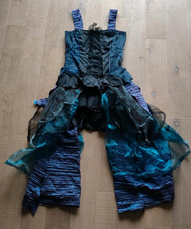 Kleid Gothic , Nachtelfen Kostüm, selbstgemacht, Größe 38 in Engen