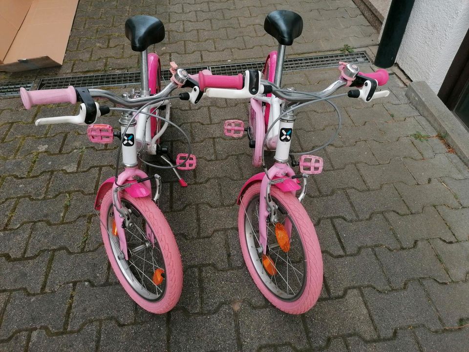 2x Kinderfahrräder Btwin Zwillinge 16 Zoll in Löchgau