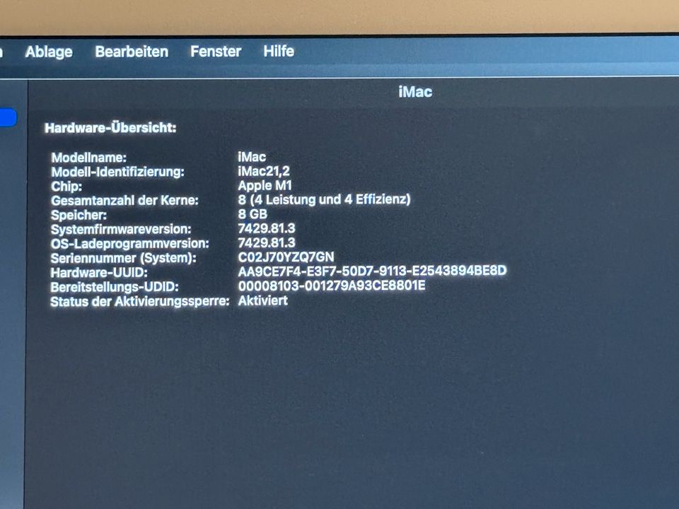 iMac 21, 24" 4.5K Retina Display² in Frankfurt am Main