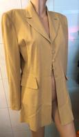 Elegance Paris Long Blazer Farbe Senf reine Seide Nordrhein-Westfalen - Wermelskirchen Vorschau