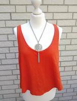 rotes H&M Shirt T-Shirt S 36 Trägershirt Berlin - Tegel Vorschau
