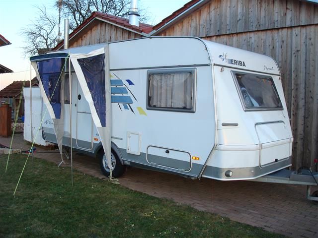 Wohnwagen Hymer Eriba 491 A mit Vorzelt TÜV neu in Unterwaldhausen