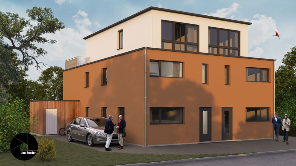 Architektur Visualisierung, Rendering, 3D Model, 3D Grundrisse in Düsseldorf