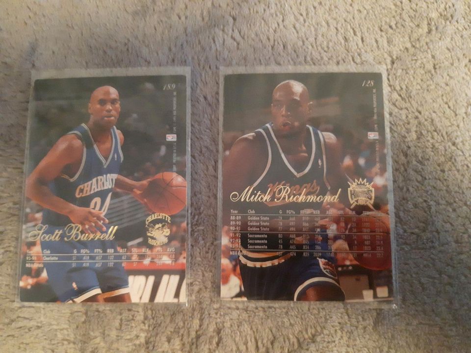 2 NBA Cards Flair 94-95 in Freiburg im Breisgau