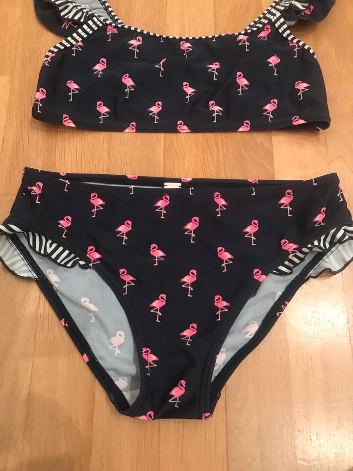 Esprit Bikini Flamingo dunkelblau 140/146 in Michelstadt