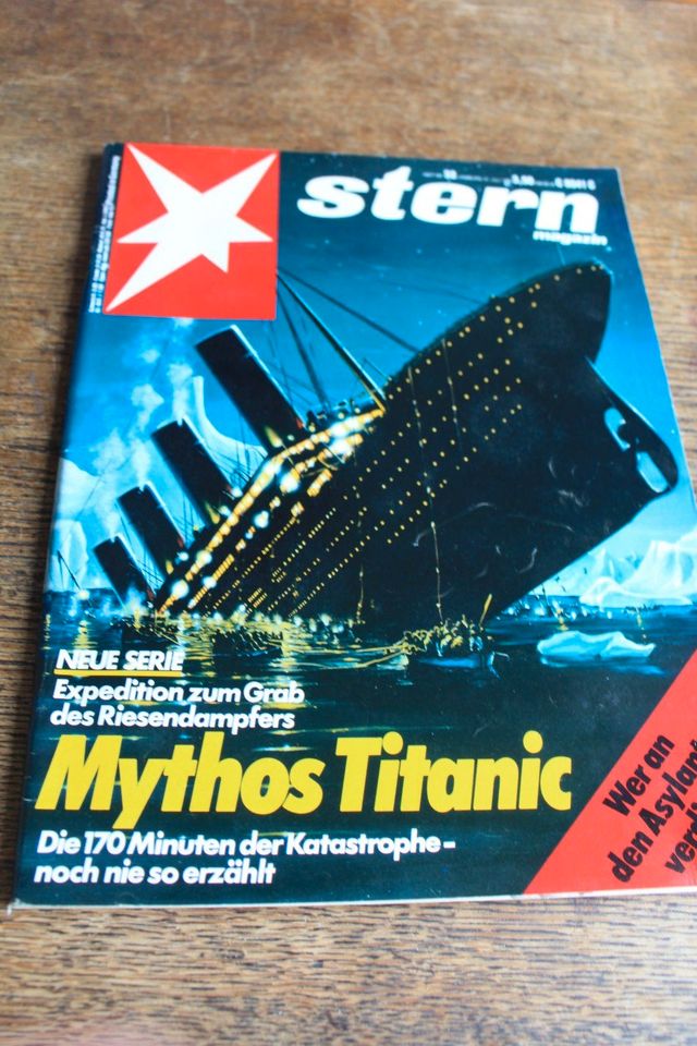 1 x ZEITSCHRIFT STERN  1986  MYTHOS TINANIC in Hamburg