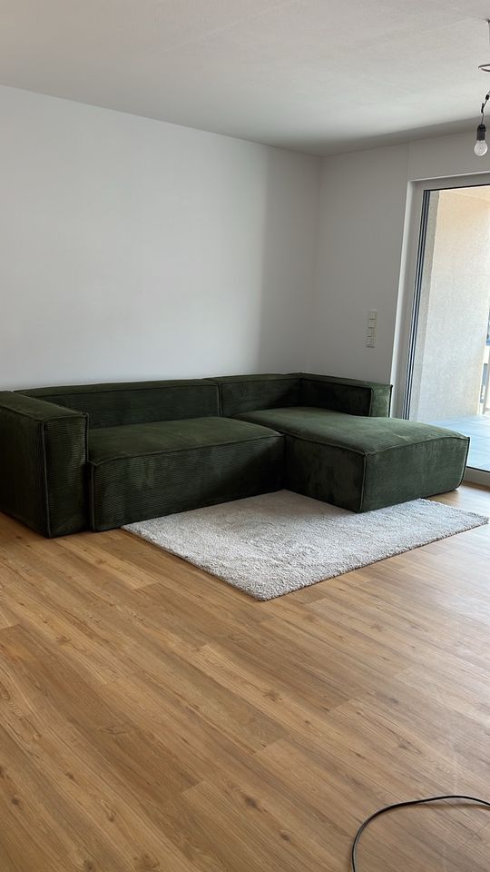 kave home Sofa, grün, Cord in Saarbrücken