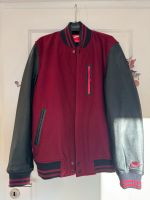 Bomberjacke Blouson Nike rot M Wolle Leder Bayern - Wolfratshausen Vorschau