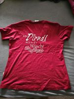 Damen T-Shirt Mei Dirndl isch in der Wäsch. Farbe: rot. Bayern - Weitnau Vorschau