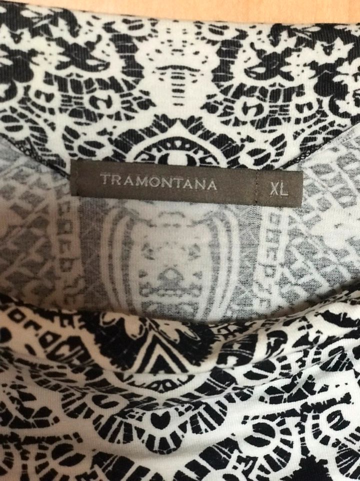 Tramontana Kleid Sommer XL schwarz-weiß in Alzenau