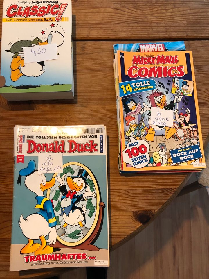 Donald Duck & Mickey Maus sammlung in Ratingen