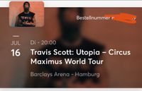 Travis Scott Utopia (4x tickets nebeneinander ) zu verkaufen Niedersachsen - Wilhelmshaven Vorschau