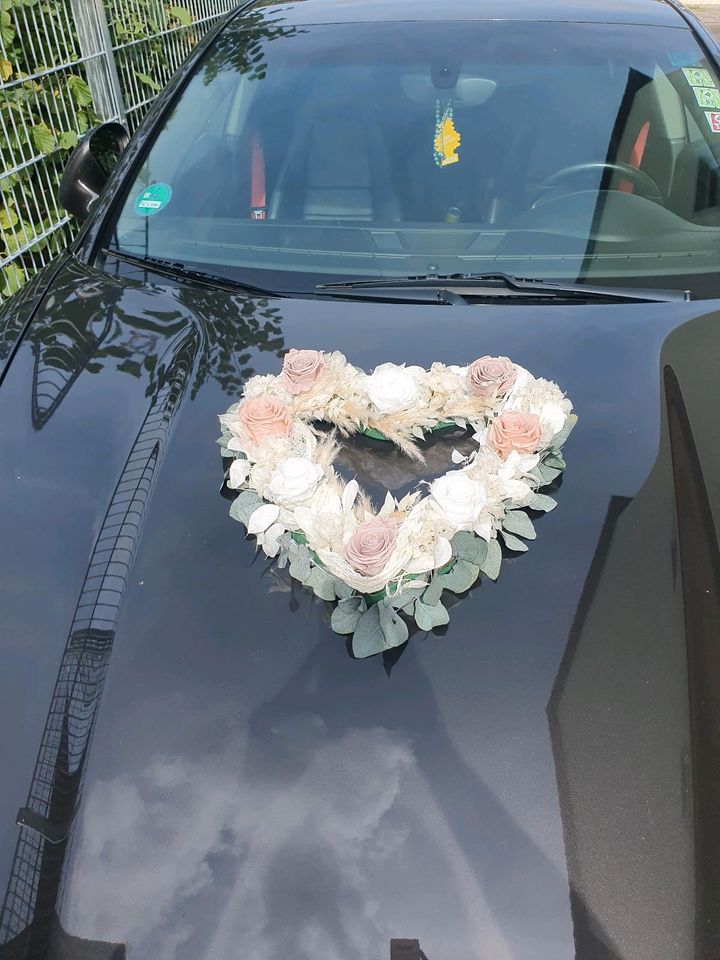 Autoschmuck Brautschmuck Infinityrosen Hochzeit in Zirndorf