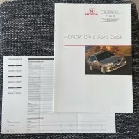 Honda Civic Aero Deck Prospekt + Preisliste Niedersachsen - Wolfsburg Vorschau