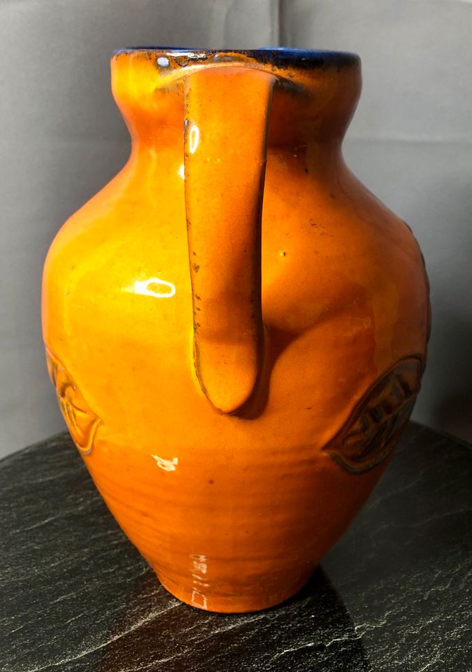 Keramik Krug Vase Scheurich 70er Jahre orange in Neumünster