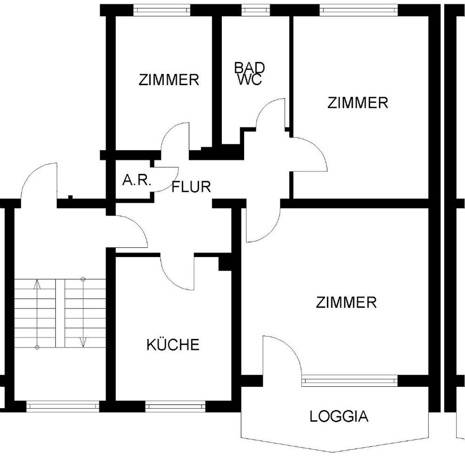 Wohnung in Herne-Baukau mit Balkon in Herne