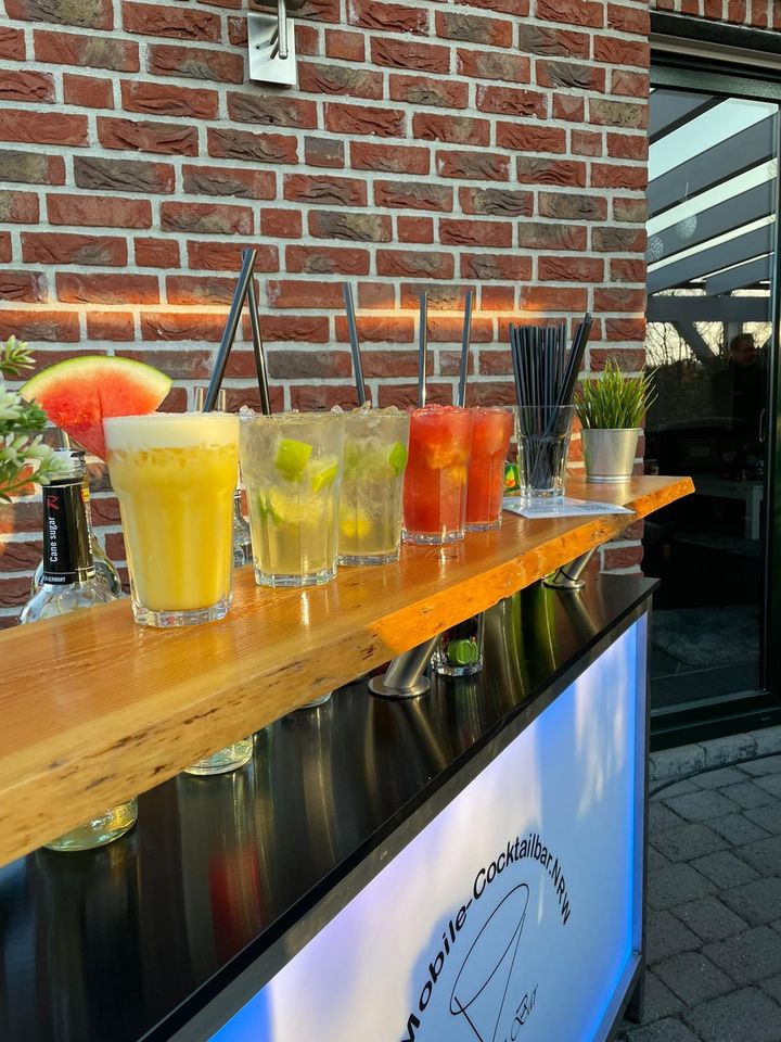 Mobile Cocktailbar mieten mit Barkeeper - Cocktailservice in Krefeld