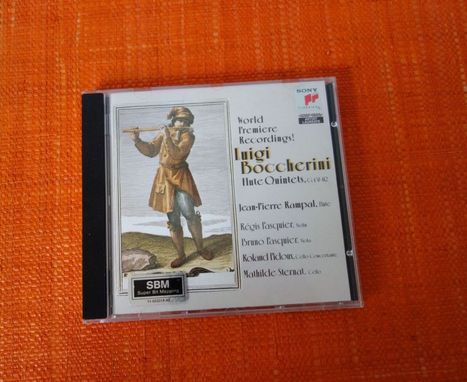 CD NEUw Flötenquintette Flute Jean-Pierre Rampal Luigi Boccherini in München