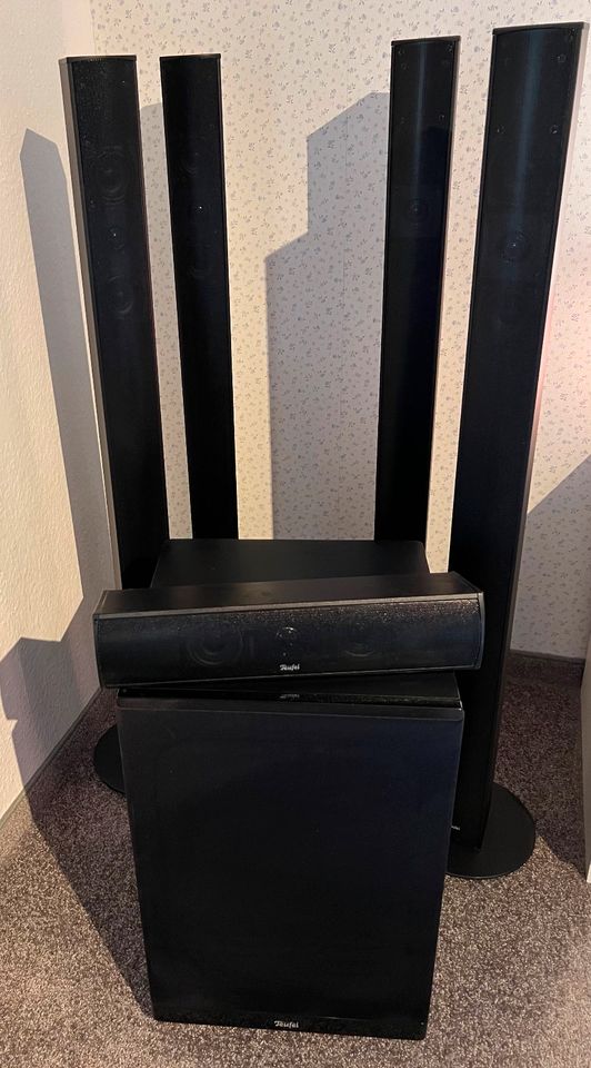 Teufel Columa 300 Mk2"5.1-Set L"Säulen"plus Subwoofer und Speaker in Senftenberg