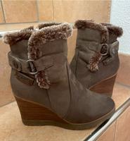 Tom Tailor Winterboots Gr. 36 braun Keilabsatz Winterschuhe Bayern - Mühldorf a.Inn Vorschau