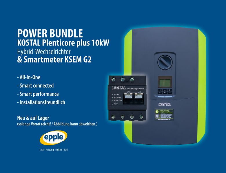 Power Bundle KOSTAL Plenticore plus 10 Hybrid Wechselrichter & Smart Energy  Meter KSEM - Neuware auf Lager: 2.285,- EUR* in Bayern - Marktoberdorf |  eBay Kleinanzeigen ist jetzt Kleinanzeigen