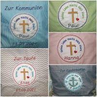 ☆KISSEN☆KOMMUNION☆TAUFE☆KONFIRMATION☆NAME☆DATUM☆handmade☆Unikat☆ Bayern - Schweinfurt Vorschau