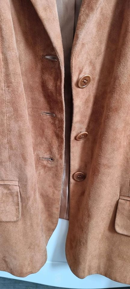 Strenesse Lederjacke Verlours ECHT Blazer 38/40 braun neuwertig in Bergheim