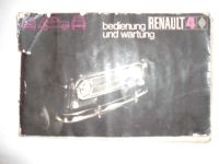 RENAULT 4 Bedienung + Wartungsheft Nürnberg (Mittelfr) - Oststadt Vorschau