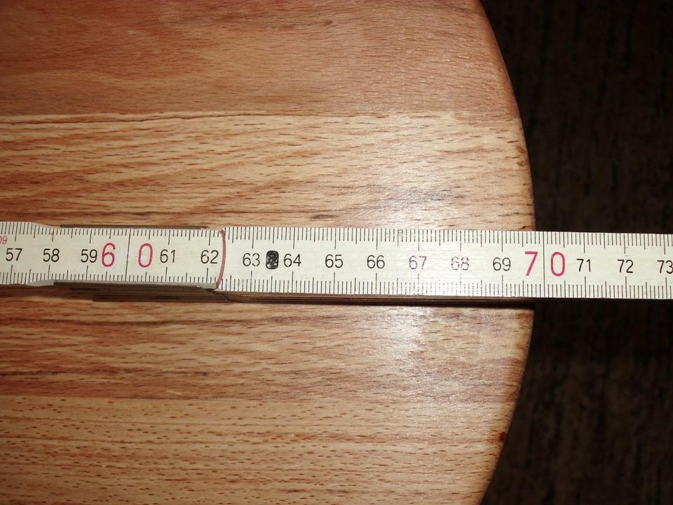 Beistelltisch Couchtisch aus Holz Tisch Oval Wohnzimmertisch in Wachstedt