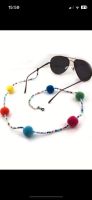 Brillenband Brillenkette Sonnenbrille Pompon Kette Perlen Schmuck Nürnberg (Mittelfr) - Südstadt Vorschau