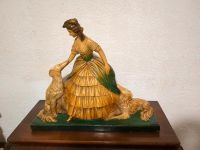 Alte Figur, Depose Simonetti 607, Frau/ Dame mit 2 Hunden Berlin - Pankow Vorschau