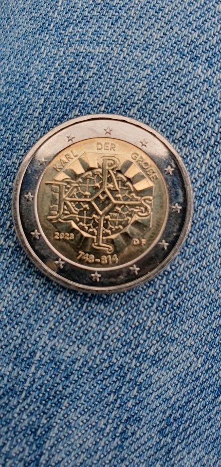 2 Euro Münze Karl der Große in Langenfeld