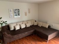 Wohnlandschaft XL Couch Sofa braun/beige Hamburg-Nord - Hamburg Hohenfelde Vorschau