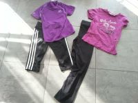 adidas Tights 3/4 & 2x Sport T-Shirt Set GR.128 (gepfl. Zust) Baden-Württemberg - Ebersbach an der Fils Vorschau