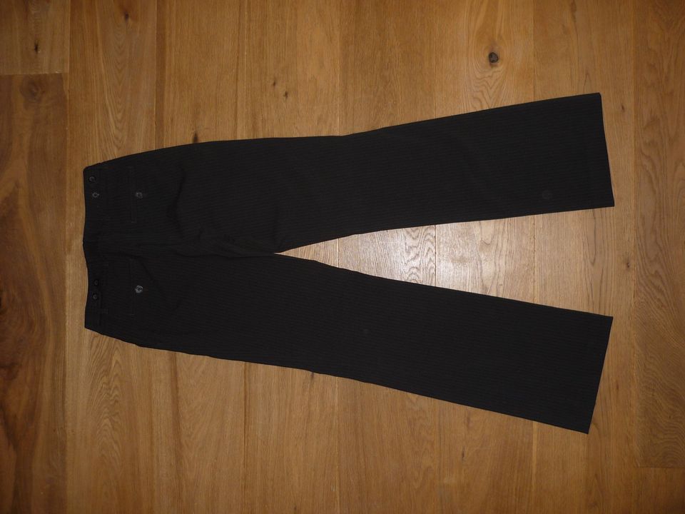 ⭐️H&M⭐ DAMEN NADELSTREIFEN BUSINESS STRETCH ANZUG HOSE 34 EHER 36 in Kamp-Lintfort