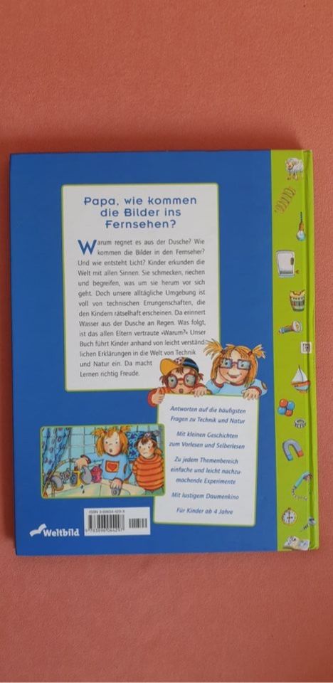 Kinderbuch: Papa, wie kommen die Bilder ins Fernsehen? in Dossenheim