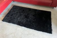 Teppich Hochfloor schwarz handgefertigt 90x160cm Bayern - Feldkirchen-Westerham Vorschau