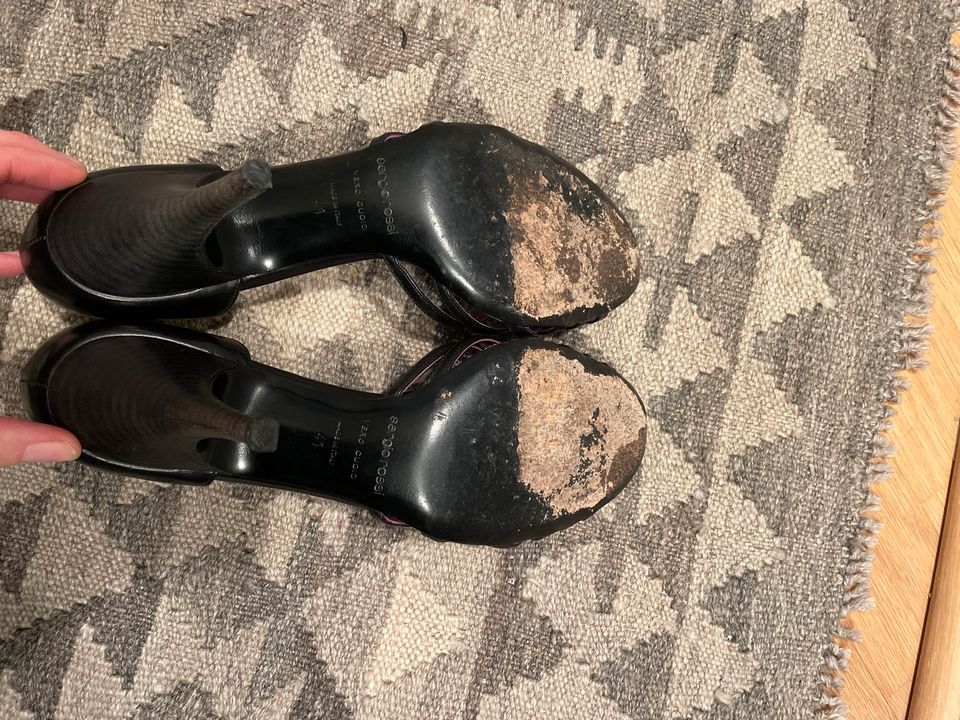 Sergio Rossi Pumps Sandalen High Heels Gr.41 schwarz neuwertig in Hamburg