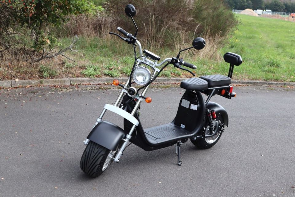 Coco Bike CP1.6 E-Scooter FAT 1500W 50km/h Matt Schwarz in Idar-Oberstein