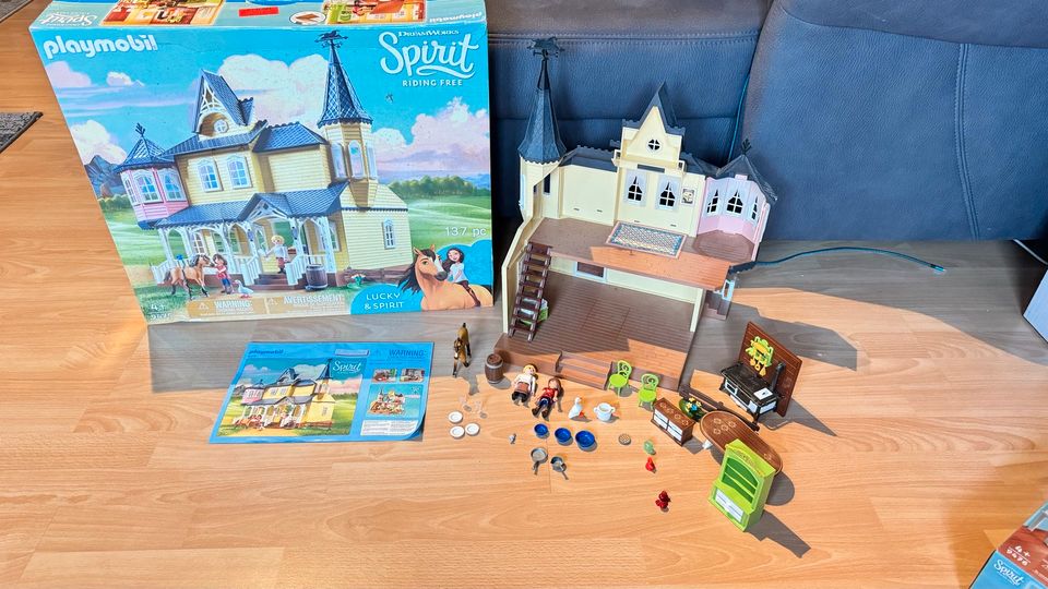 Lucky, Spirit Riding-Free Playmobil Haus+Schlafzimmer 9475+9476 in Hamburg