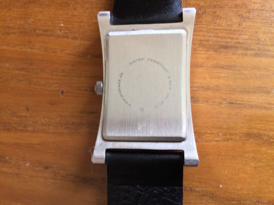Uhr, Unisex, 2,8x4,3 cm, Lederband, schwarz, Neuwertig⚠️ in Wiehl